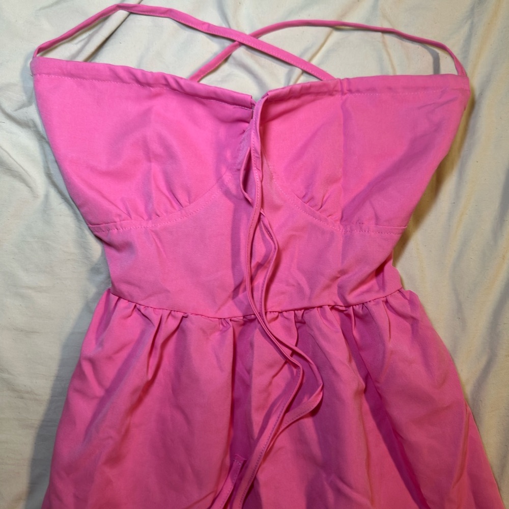 Pink Strappy Dress